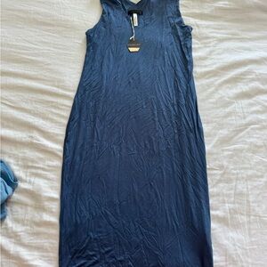 Pinkblush Navy Maternity Dress